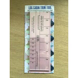 Log Cabin Trim Tool for Quilting